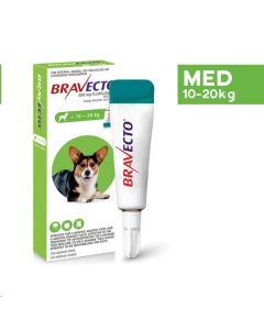 Bravecto Spot-on Medium Dog (10kg to 20kg) Green